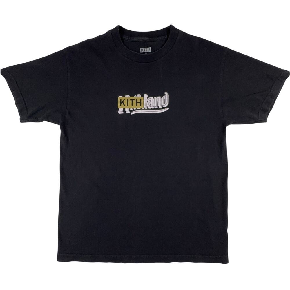 Kith Kithland 2016 Fashion Show Graphic T-Shirt Black Gold Men's M